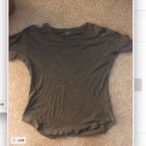 Grey madewell t-shirt. Size small